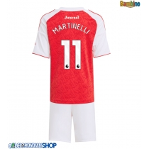 Maglie da calcio Arsenal Gabriel Martinelli #11 Prima Maglia Bambino 2025-26 Manica Corta + Pantaloni corti)